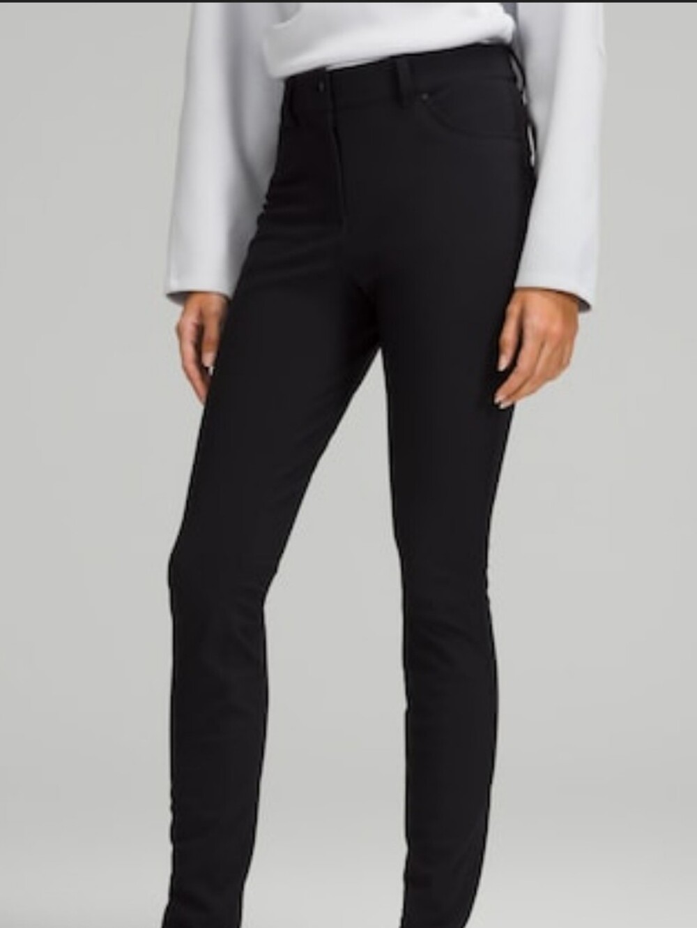 Lululemon City Sleek Slim-fit High Rise Pant Black size 30 / 10